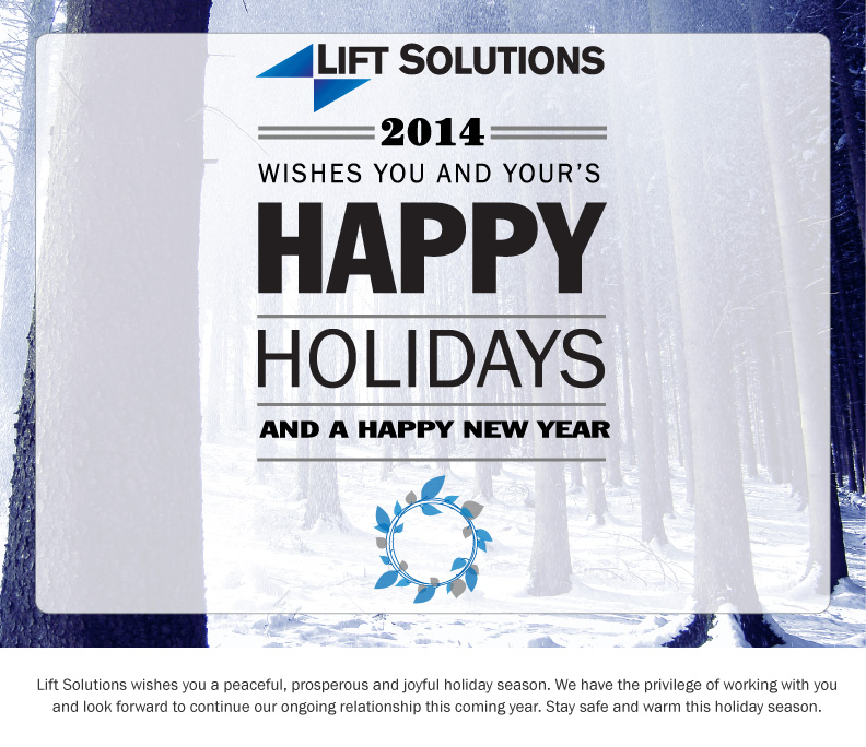 Lift Solutions Happy Holidays